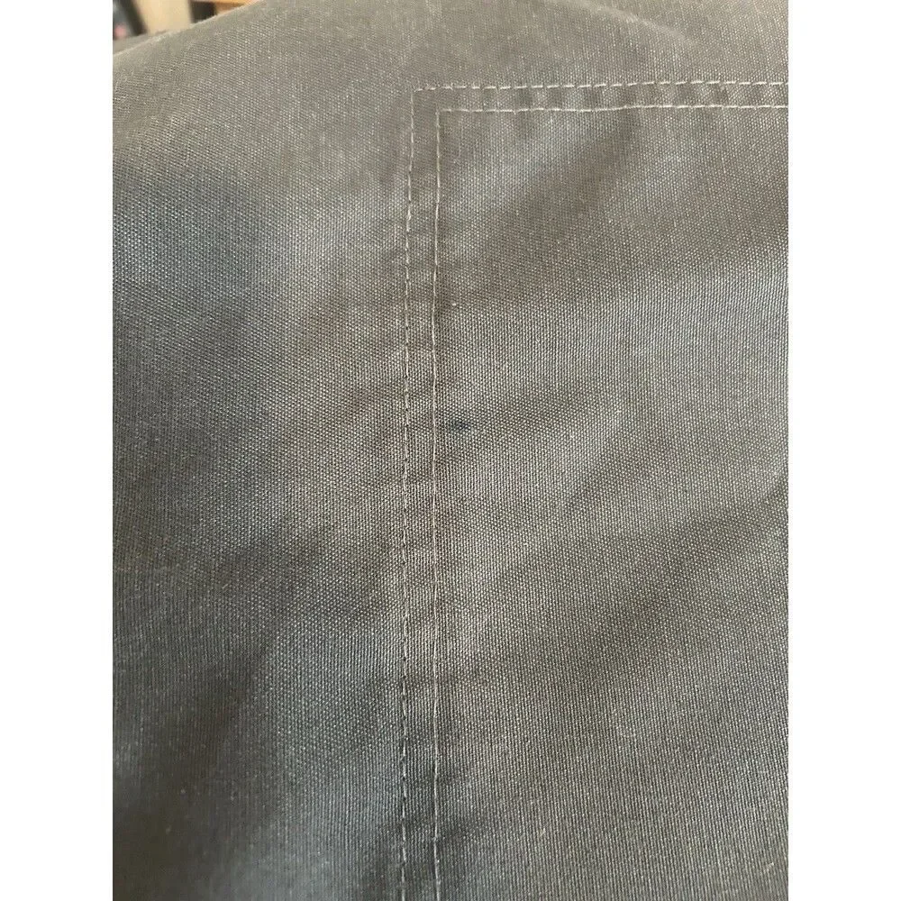 Hedley & Bennett Waist Apron Bistro Length Two Pockets Slate Gray Embroidered